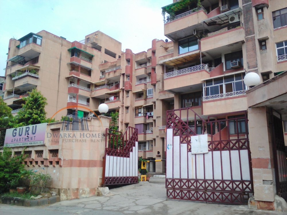 4 bhk 3 bath Flat for sale in Guru Apartments Sector 6 Dwarka Delhi